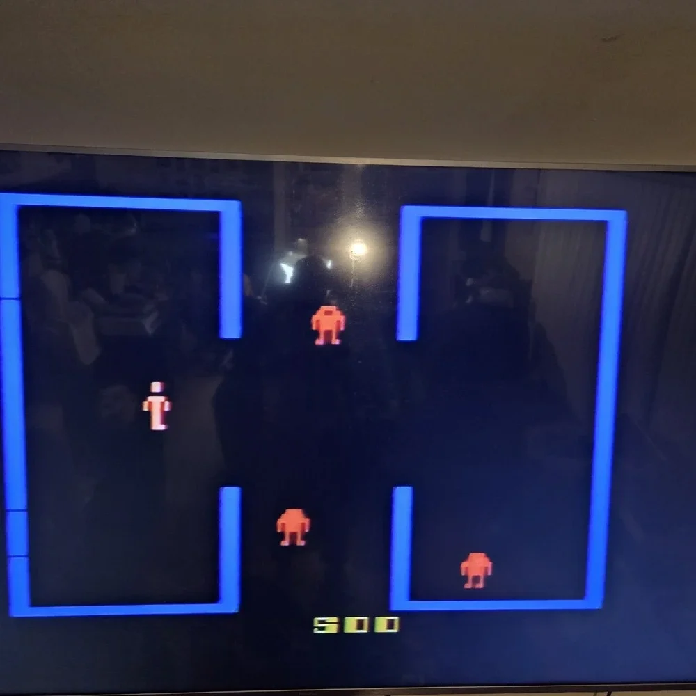 Berzerk Atari 2600 CX2650 Vintage 1982 Video Game Cartridge Tested Works